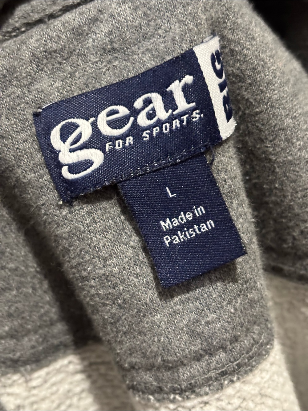 Vintage Gear For Sports Minnesota Mille Lacs Quarter Zip Sweatshirt Large Gray - Picture 10 of 10